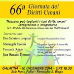 66ma Giornata dei Diritti dell’Uomo a Galatina